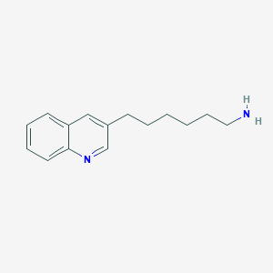 6-(Quinolin-3-YL)hexan-1-amine