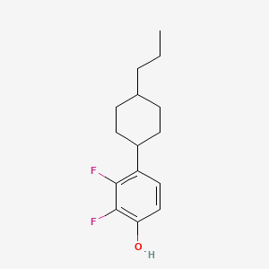 molecular formula C15H20F2O B8645350 2,3-Difluoro-4-(4-propylcyclohexyl)phenol 