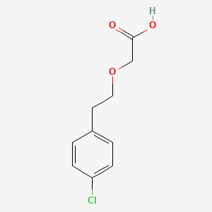 molecular formula C10H11ClO3 B8645357 2-(4-Chlorophenyl)ethoxyacetic acid 