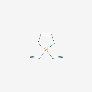 molecular formula C8H12Si B8645361 1,1-Divinyl-1-Silacyclopent-3-ene CAS No. 140658-42-0