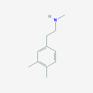 molecular formula C11H17N B8645369 N-methyl-N-[2-(3,4-dimethyl-phenyl)-ethyl]-amine 