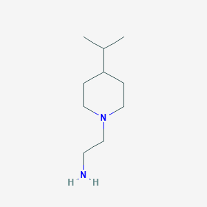molecular formula C10H22N2 B8645400 2-(4-Isopropyl-1-piperidinyl)ethylamine 