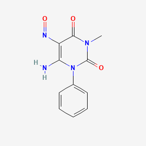 6-Amino-3-methyl-5-nitroso-1-phenylpyrimidine-2,4(1H,3H)-dione