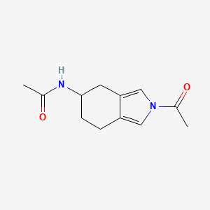 N-(2-acetyl-4,5,6,7-tetrahydro-2H-isoindol-5-yl)acetamide