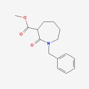 molecular formula C15H19NO3 B8645505 Methyl 1-benzyl-2-oxoazepane-3-carboxylate CAS No. 309748-10-5