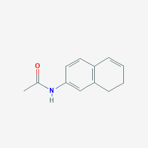 molecular formula C12H13NO B8645539 N-(7,8-Dihydro-2-naphthalenyl)acetamide 