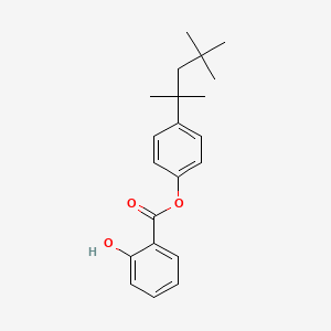 B8645569 Benzoic acid, 2-hydroxy-, 4-(1,1,3,3-tetramethylbutyl)phenyl ester CAS No. 2553-08-4