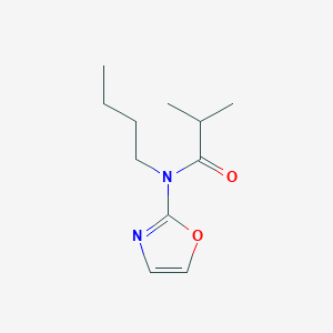 N-Butyl-2-methyl-N-(1,3-oxazol-2-yl)propanamide