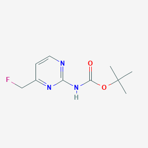 molecular formula C10H14FN3O2 B8645575 (4-Fluoromethylpyrimidin-2-yl)carbamic acid tert-butyl ester 