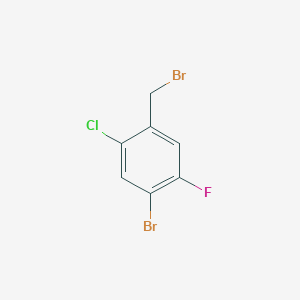 1-Bromo-4-(bromomethyl)-5-chloro-2-fluorobenzene