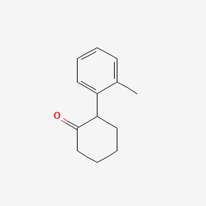 molecular formula C13H16O B8645609 2-(o-Tolyl)cyclohexanone CAS No. 63882-42-8