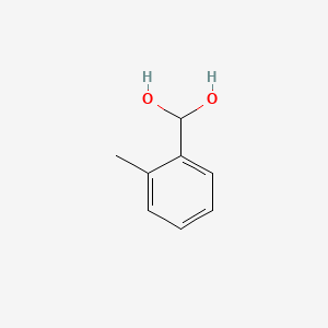 molecular formula C8H10O2 B8645624 Methanediol, (2-methylphenyl)- CAS No. 45742-90-3