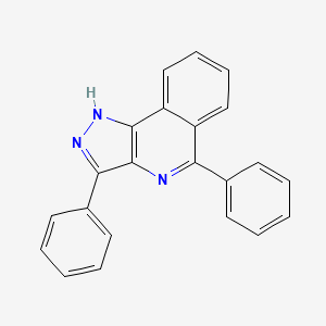 molecular formula C22H15N3 B8645645 3,5-Diphenyl-1H-pyrazolo[4,3-c]isoquinoline CAS No. 645417-67-0