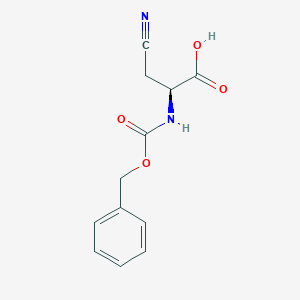 (2S)-2-{[(Benzyloxy)carbonyl]amino}-3-cyanopropanoic acid