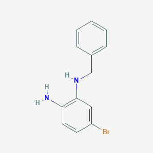 molecular formula C13H13BrN2 B8645796 N1-benzyl-5-bromobenzene-1,2-diamine 