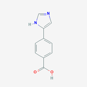 molecular formula C10H8N2O2 B086458 4-(1H-Imidazol-4-yl)benzoic Acid CAS No. 13569-97-6