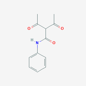 molecular formula C12H13NO3 B8645807 Diacetyl acetanilide 