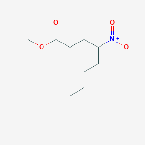 molecular formula C10H19NO4 B8645860 Methyl 4-nitrononanoate CAS No. 114020-95-0