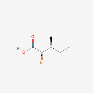 molecular formula C6H11BrO2 B8645861 (2R,3S)-2-bromo-3-methylpentanoic acid CAS No. 32653-36-4