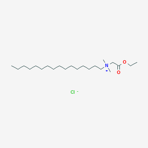 molecular formula C22H46ClNO2 B8645905 N-(2-Ethoxy-2-oxoethyl)-N,N-dimethylhexadecan-1-aminium chloride CAS No. 16535-55-0