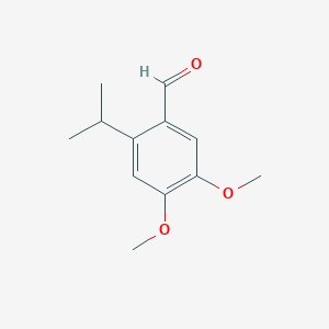 molecular formula C12H16O3 B8645943 2-Isopropyl-4,5-dimethoxy-benzaldehyde 