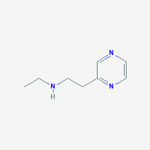 molecular formula C8H13N3 B8645954 beta-Ethylaminoethylpyrazine 