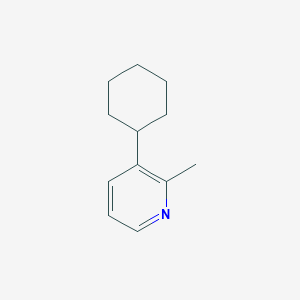 3-Cyclohexyl-2-methylpyridine