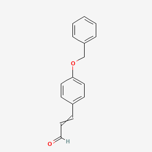 molecular formula C16H14O2 B8646027 p-Benzyloxycinnamaldehyde 