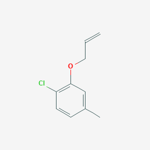 molecular formula C10H11ClO B8646033 2-(Allyloxy)-1-chloro-4-methylbenzene 