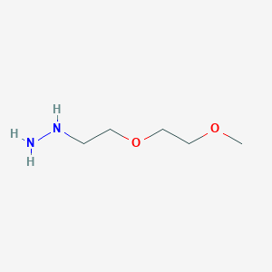 molecular formula C5H14N2O2 B8646040 [2-(2-Methoxyethoxy)-ethyl]-hydrazine 