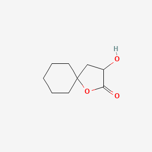 B8646099 3-Hydroxy-1-oxaspiro[4.5]decan-2-one CAS No. 274913-93-8