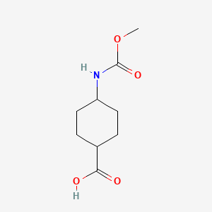 (1R,4R)-4-((METHOXYCARBONYL)AMINO)CYCLOHEXANE-1-CARBOXYLIC ACID