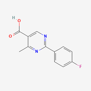 2-(4-Fluorophenyl)-4-methylpyrimidine-5-carboxylic acid