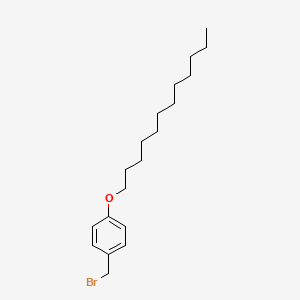 molecular formula C19H31BrO B8646269 1-(Bromomethyl)-4-(dodecyloxy)benzene CAS No. 123436-89-5