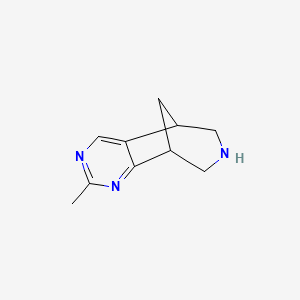 2-Methyl-6,7,8,9-tetrahydro-5H-5,9-methanopyrimido[4,5-d]azepine
