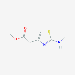 methyl 2-[2-(methylamino)-1,3-thiazol-4-yl]acetate