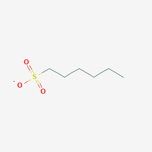 molecular formula C6H13O3S- B8646315 Hexane-1-sulfonate 