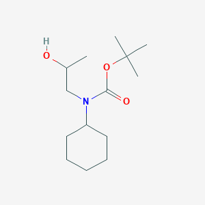 Tert-butyl cyclohexyl(2-hydroxypropyl)carbamate