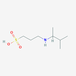 B8646360 1-Propanesulfonic acid, 3-[(1,2-dimethylpropyl)amino]- CAS No. 819862-84-5