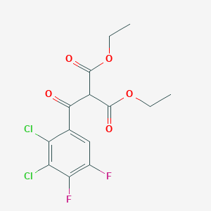 Diethyl 2-(2,3-dichloro-4,5-difluorobenzoyl)-malonate