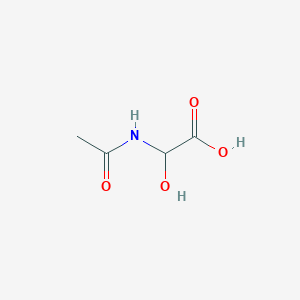 molecular formula C4H7NO4 B8646442 Acetamidoglycolic acid 