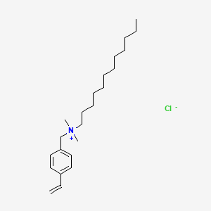 Benzenemethanaminium, N-dodecyl-4-ethenyl-N,N-dimethyl-, chloride