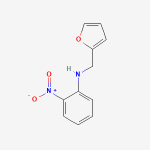 molecular formula C11H10N2O3 B8646591 Furan-2-ylmethyl-(2-nitro-phenyl)-amine 