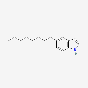 molecular formula C16H23N B8646652 5-octyl-1H-indole 