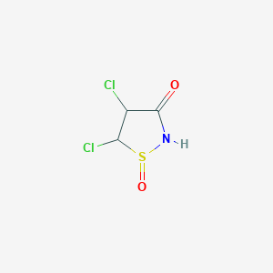 molecular formula C3H3Cl2NO2S B8646707 4,5-Dichloro-1lambda~4~,2-thiazolidine-1,3-dione CAS No. 61323-59-9