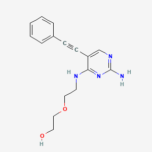 2-Amino-4-[2-(2-hydroxyethoxy)ethylamino]-5-phenylethynyl pyrimidine