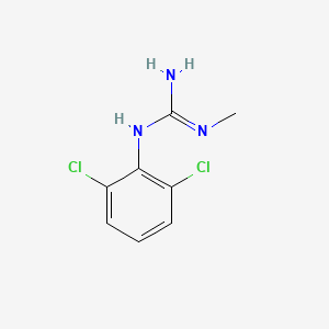 molecular formula C8H9Cl2N3 B8646795 N-(2,6-Dichlorophenyl)-N''-methylguanidine CAS No. 39075-79-1