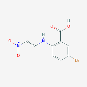 5-Bromo-2-(2-nitrovinylamino)benzoic acid