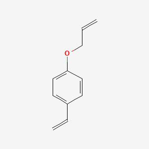 molecular formula C11H12O B8646825 4-Allyloxystyrene 