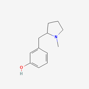 3-[(1-Methylpyrrolidin-2-yl)methyl]phenol